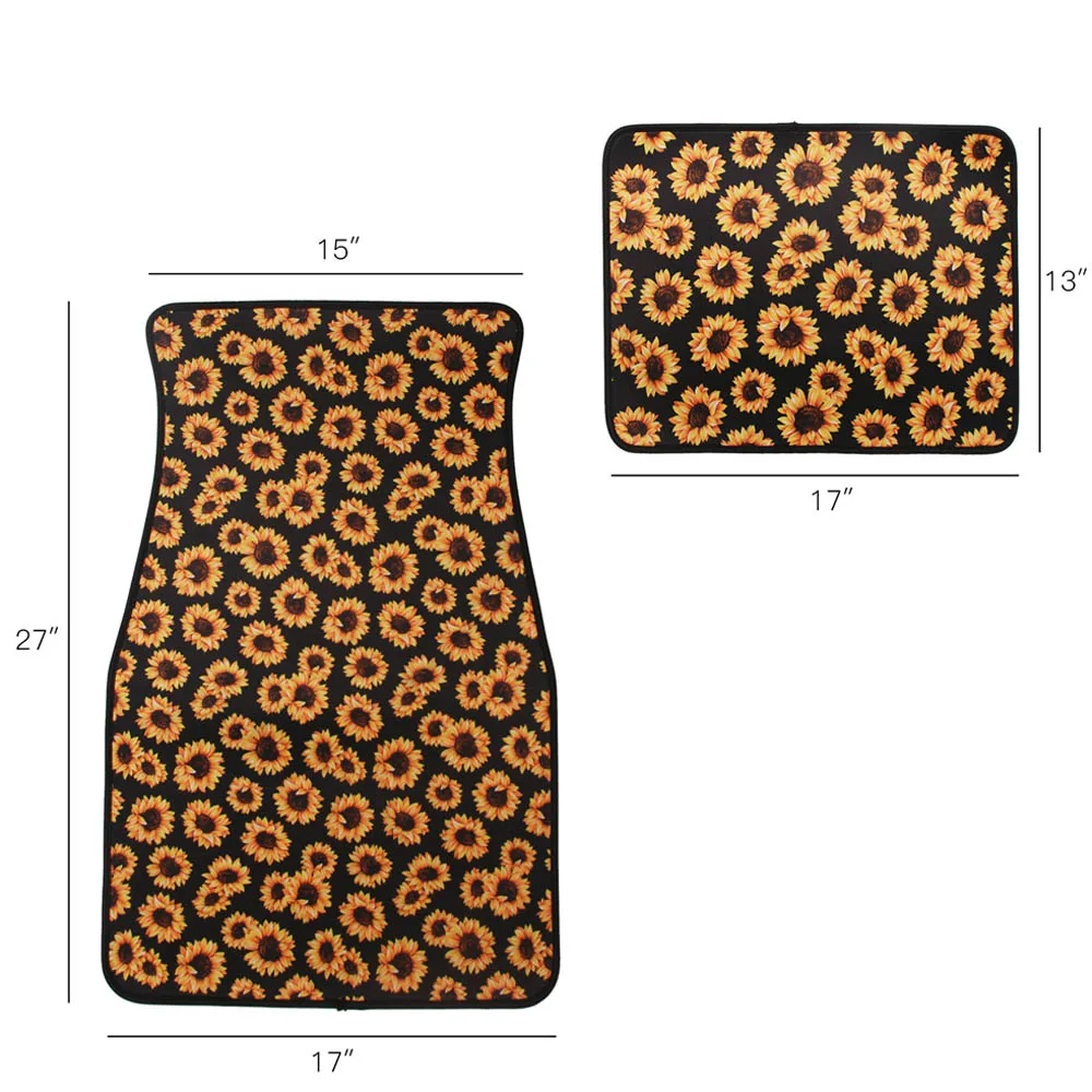 496-sunflower car mat (2)