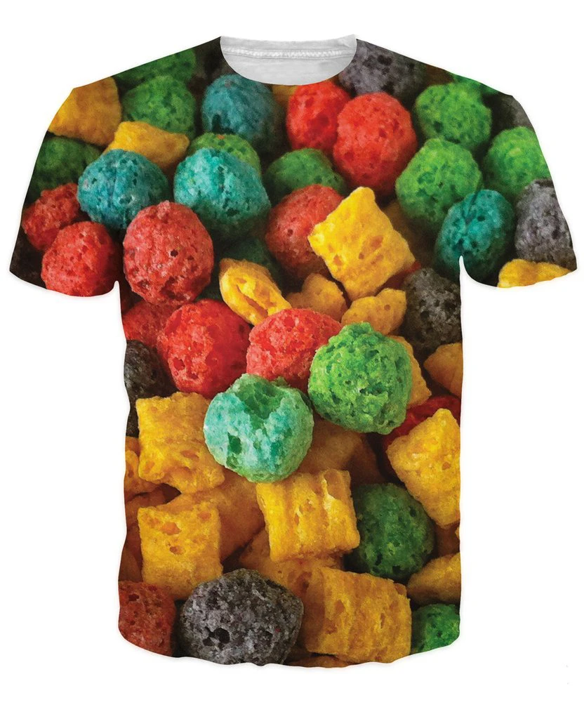 Cap'n Crunch T Shirt berry flavored breakfast cereal colorful 3d print ...