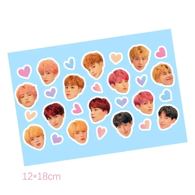 kpop bts love yourself answer photo sticker for mobile phone laptop