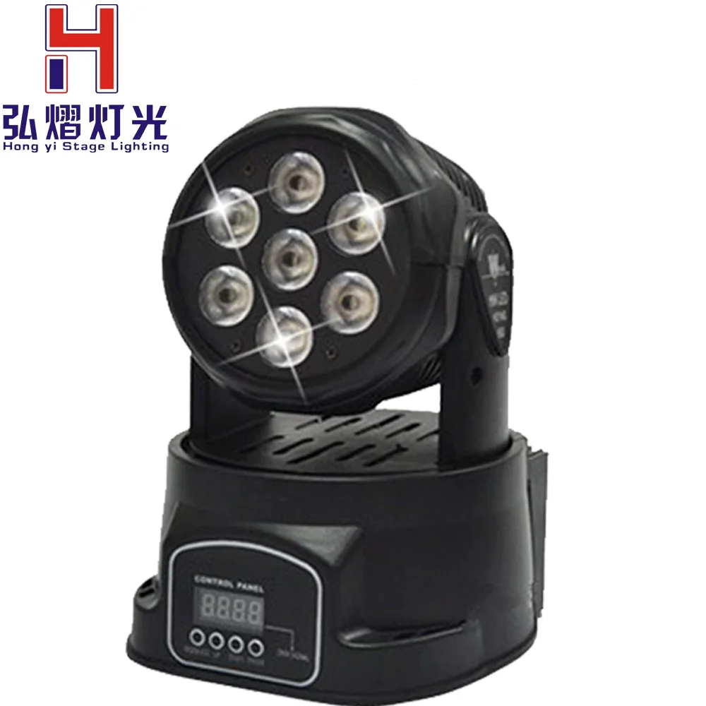 

(1 pieces/lot) moving head wash china led spot 7x12w rgbw led dmx wash For Event,Disco dj Party Nightclub lights