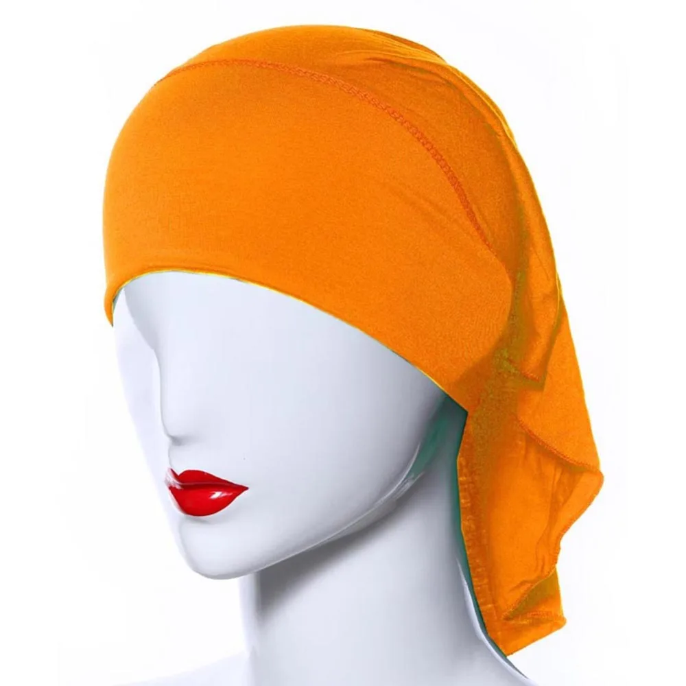 

Muslim Women Soft Comfortable Inner Hijab Caps Islamic Head Wear HatUnderscarf Hats