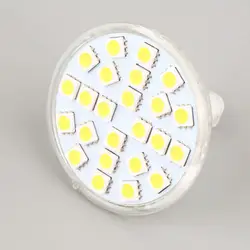 Ликвидация товаров Новый ICOCO 24SMD5050 MR16 светодиодный SMD лампы пятно света высокой Мощность Холодный/теплый белый свет