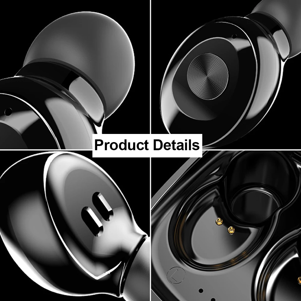 TWS Bluetooth 5,0, беспроводные наушники, настоящие беспроводные стерео наушники, Hi-Fi спортивные наушники с микрофоном для телефона