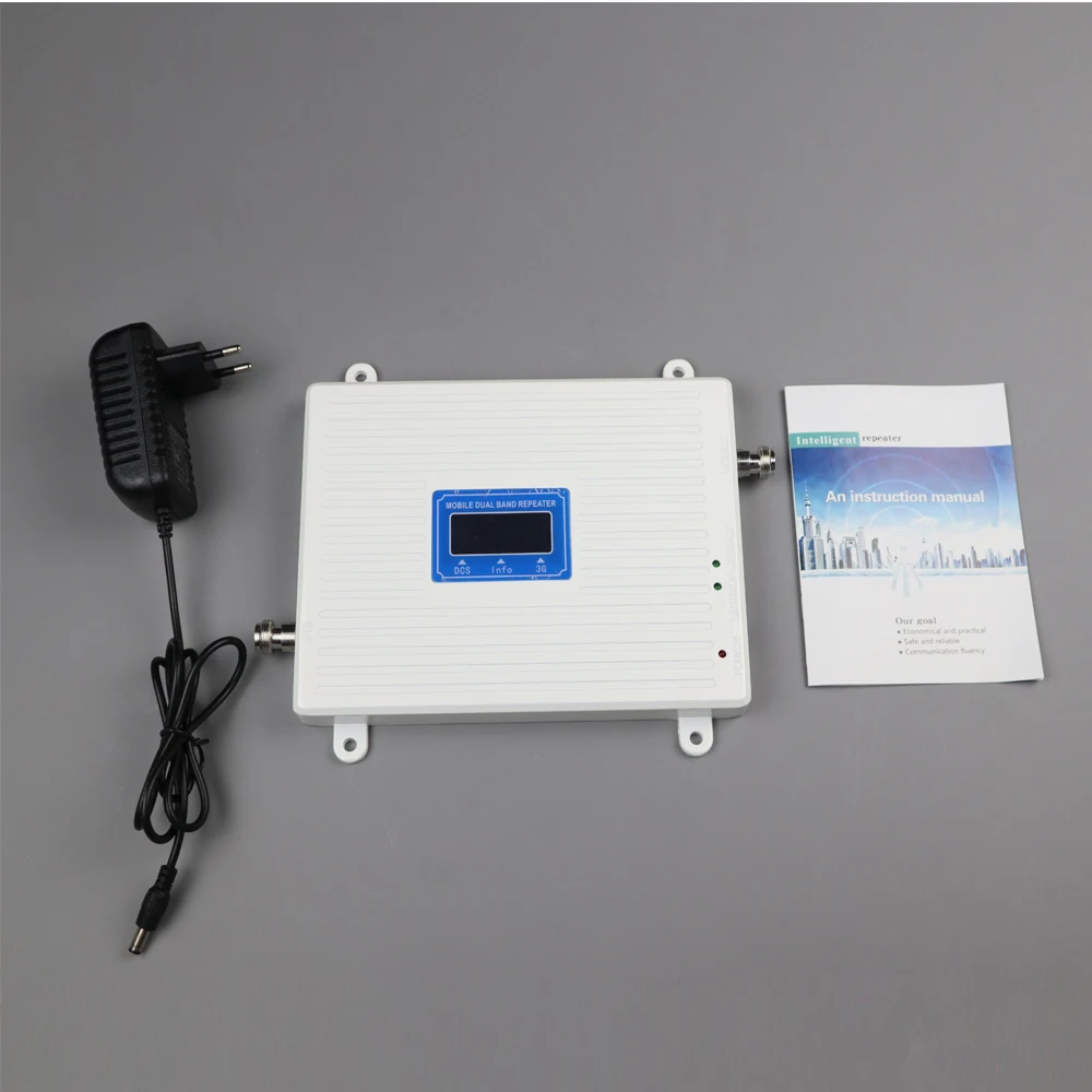 Full Smart 2G 3G 4G Signal Booster GSM WCDMA LTE 1800 2100 cellular signal booster Repeater 3G 4G Cell Phone Booster Amplifier