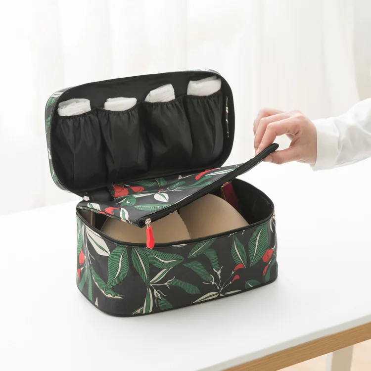 

Underwear Organizer Travel Bag Waterproof Makeup Storage Handbag Portable Clothing Bra Socks Container Beautician Cosmetic Bag