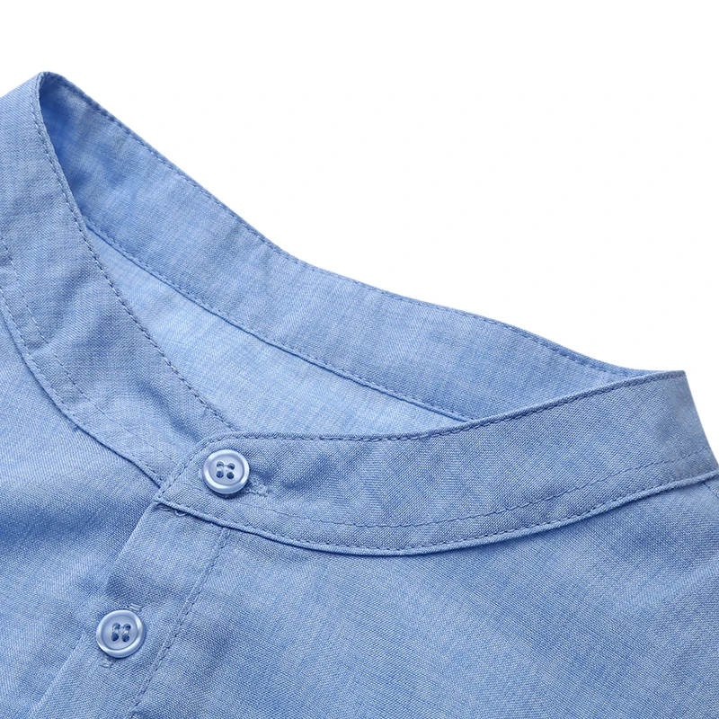 M-3XL Men's Shirt Man Casual Long Sleeve Pure Color Blouse Shirt Men Spring Autumn Hot Shirt Slim Fit Cotton Linen Thin Shirts