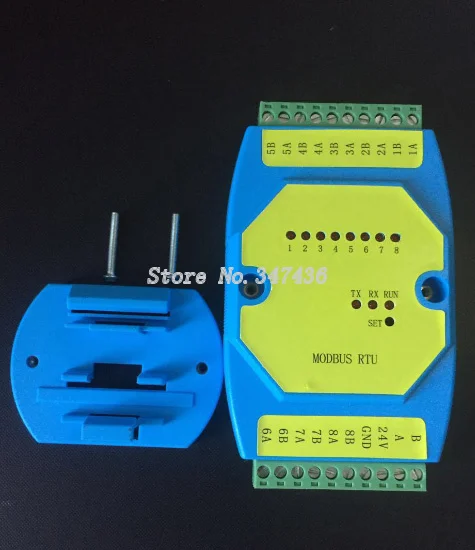 

Relay output module 8 often open 8 circuit relay module MODBUS wireless remote control relay