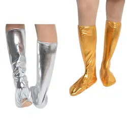 Детские/взрослые танцевальные аксессуары гибкие детские танцевальные туфли Чехлы для выступлений одежда унисекс джаз танцевальные ножки