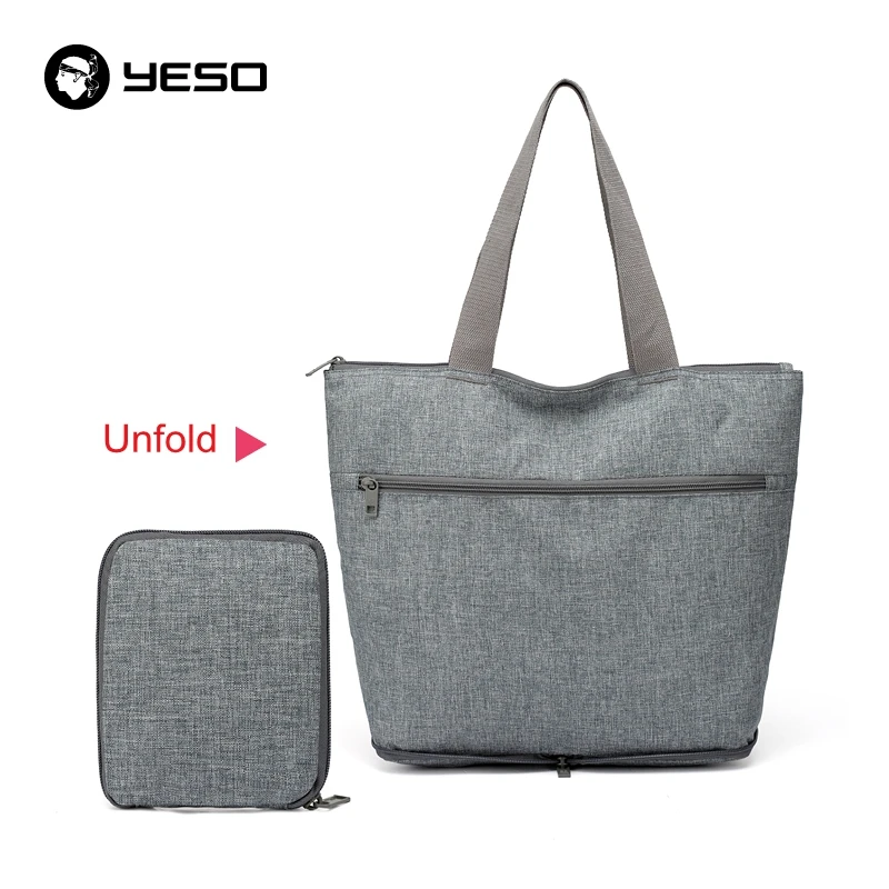Yeso New Multifunction Tote Bag Fashion Casual Beach Oxford Men 2018 Large Capacity Portable 5 Color For Women