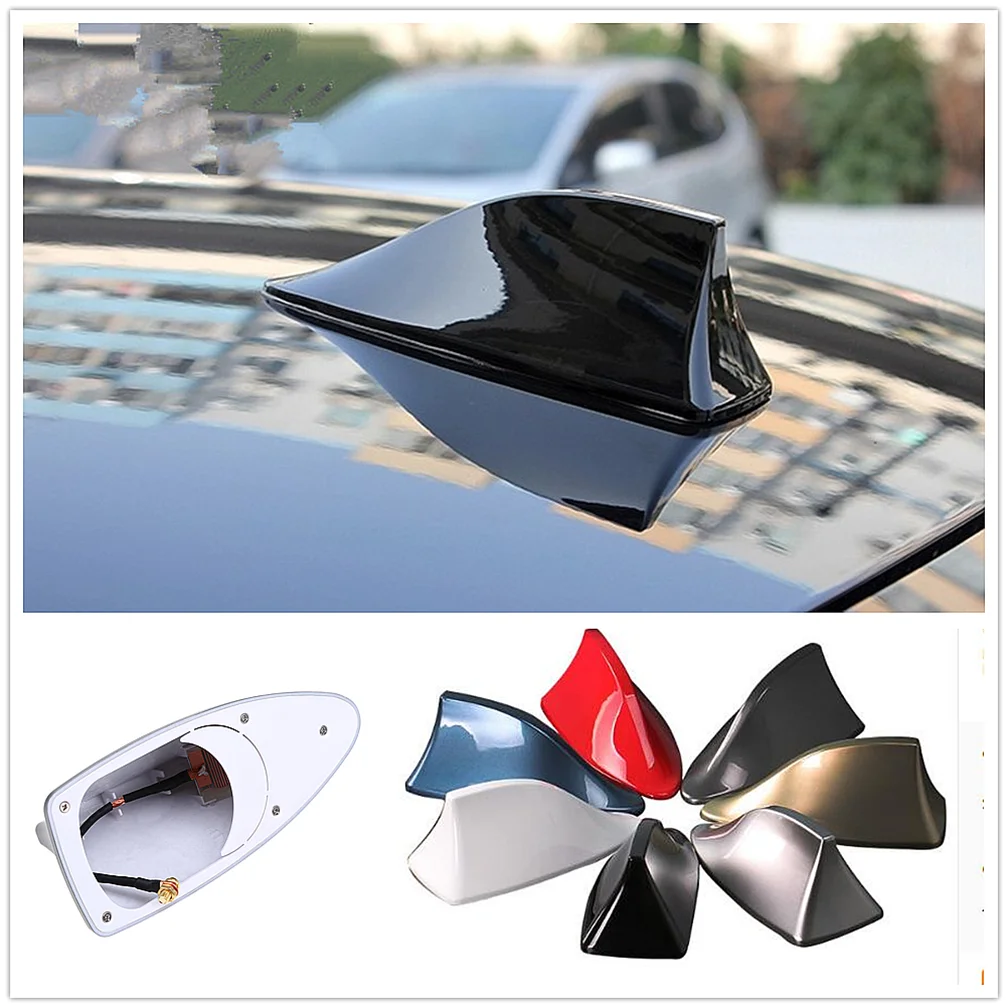 

Car styling Shark Fin Antenna Auto Radio Signal Aerial Roof for BMW 1 Series 3 Series 5 Series 6 Series 7 Series