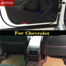 Автомобильные накладки на переднюю дверь сиденья анти-удар коврик для Холден Chevrolet Cruze Malibu Sail Spark Captiva Equinox Trax/Tracker AVEO Lova RV