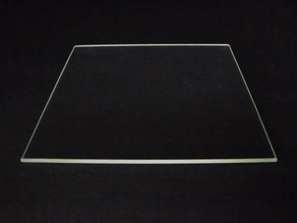 Borosilicate Glass Plate Bed Polished Edge 310mm x 370mm for Tevo