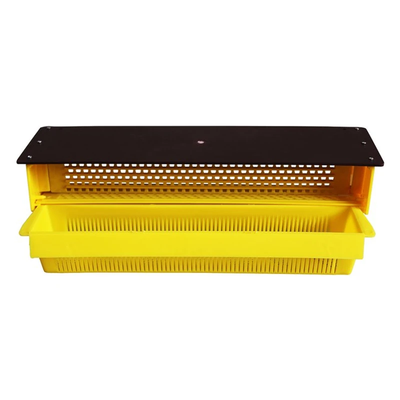 Beekeeping-Plastic-Pollen-Trap-Yellow-with-Removable-Ventilated-Pollen-Tray-Pollen-Collector-Beekeeper-Supplies-Tools (2)