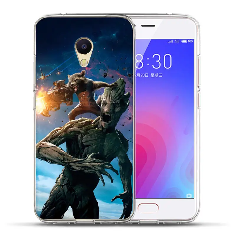 Роскошный чехол с героями Marvel и Мстителями для Meizu M5S, M3S, M5C, M3, M5, M6, s, C Note, U10, U20, Pro, 6, чехол, Coque, Fundas Etui Capinha - Цвет: 17