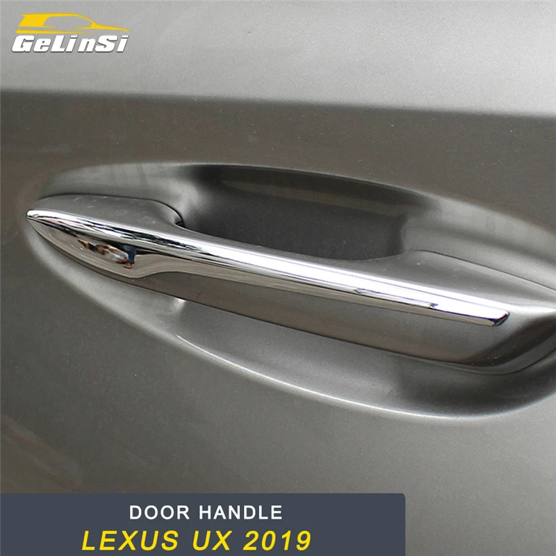 

GELINSI Gate Door Handle Bowl Cover Trim Frame Sticker Exterior Accessories for Lexus UX 2019 Car Styling