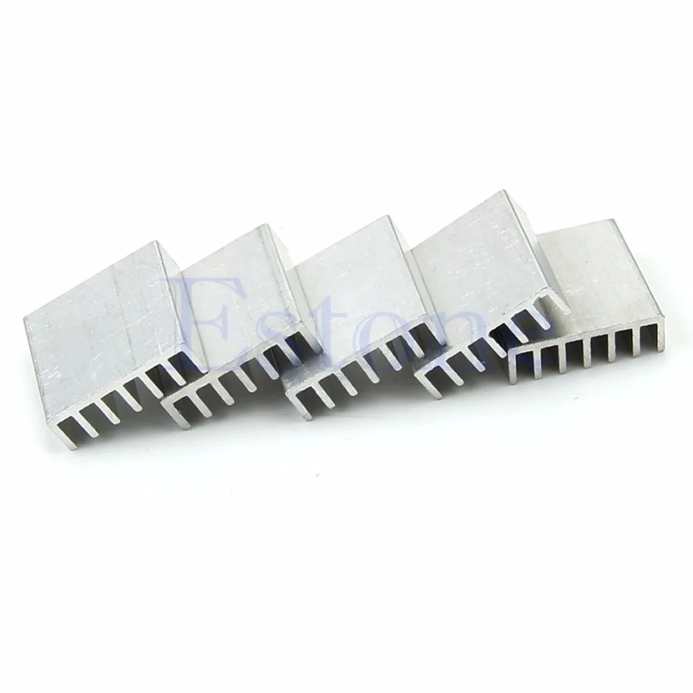Алюминиевый теплоотвод 5 шт. светодиодный чип памяти IC 14x14x6 мм|heat sink|aluminum heat sinkaluminum