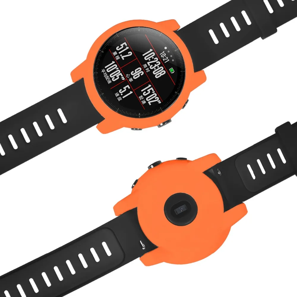 Премиум силиконовый защитный чехол для Huami Amazfit Stratos 2/2S полный каркас мягкий чехол Защитная крышка умные часы аксессуары