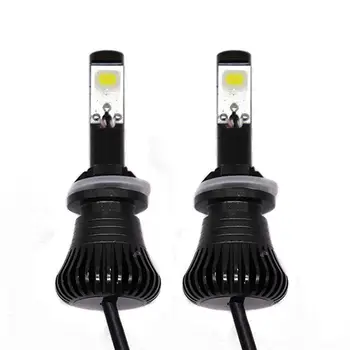 

BEESCLOVER High Power COB Yellow LED Front Fog Lights for Cars Trucks 1 Pair 2400LM H1 H3 880/881 H7 Car fog driving light