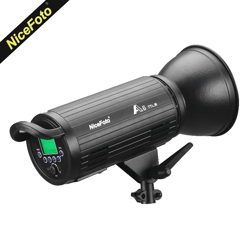 Беспроводная вспышка NiceFoto A6 600Ws TTL HSS 1/20000 S 2 4G с питанием от батареи TX C02 для