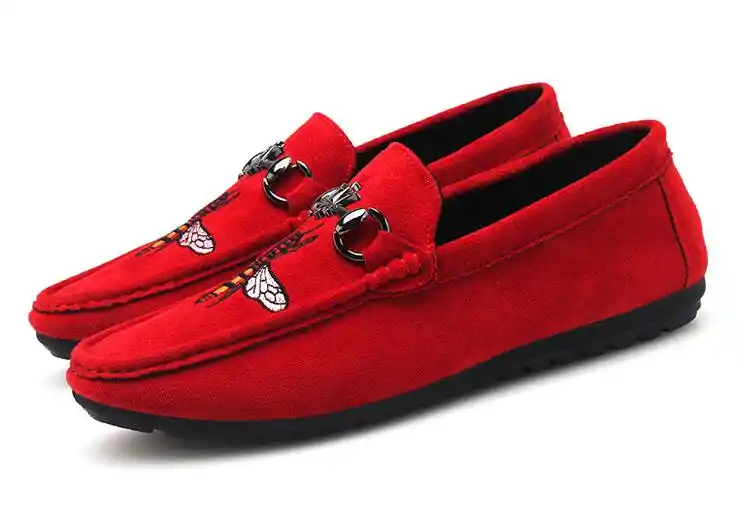 embroidered moccasins