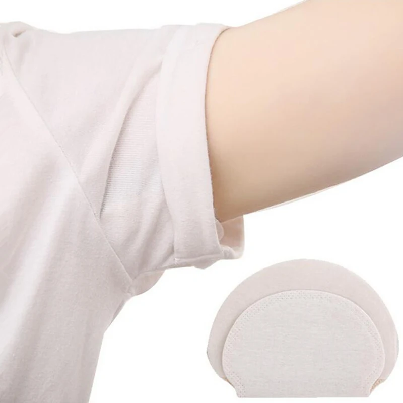 

100X (50 Pairs) Summer Deodorants Cotton Pad Underarm Armpit Sweat Pads Dress Disposable Stop Sweat Shield Guard Absorbing CO988