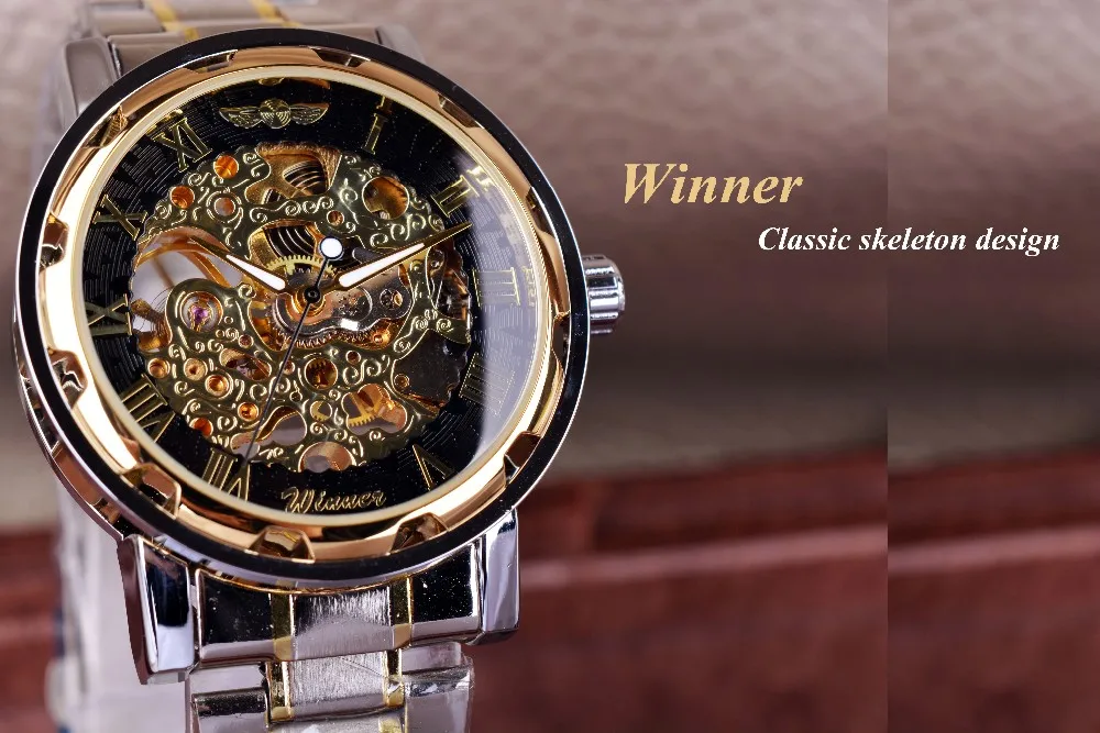 透明ゴールド腕時計メンズ腕時計トップブランドの高級レロジオ男性時計男性カジュアル腕時計montreオムメカニカルスケルトン腕時計 -  AliExpress 腕時計