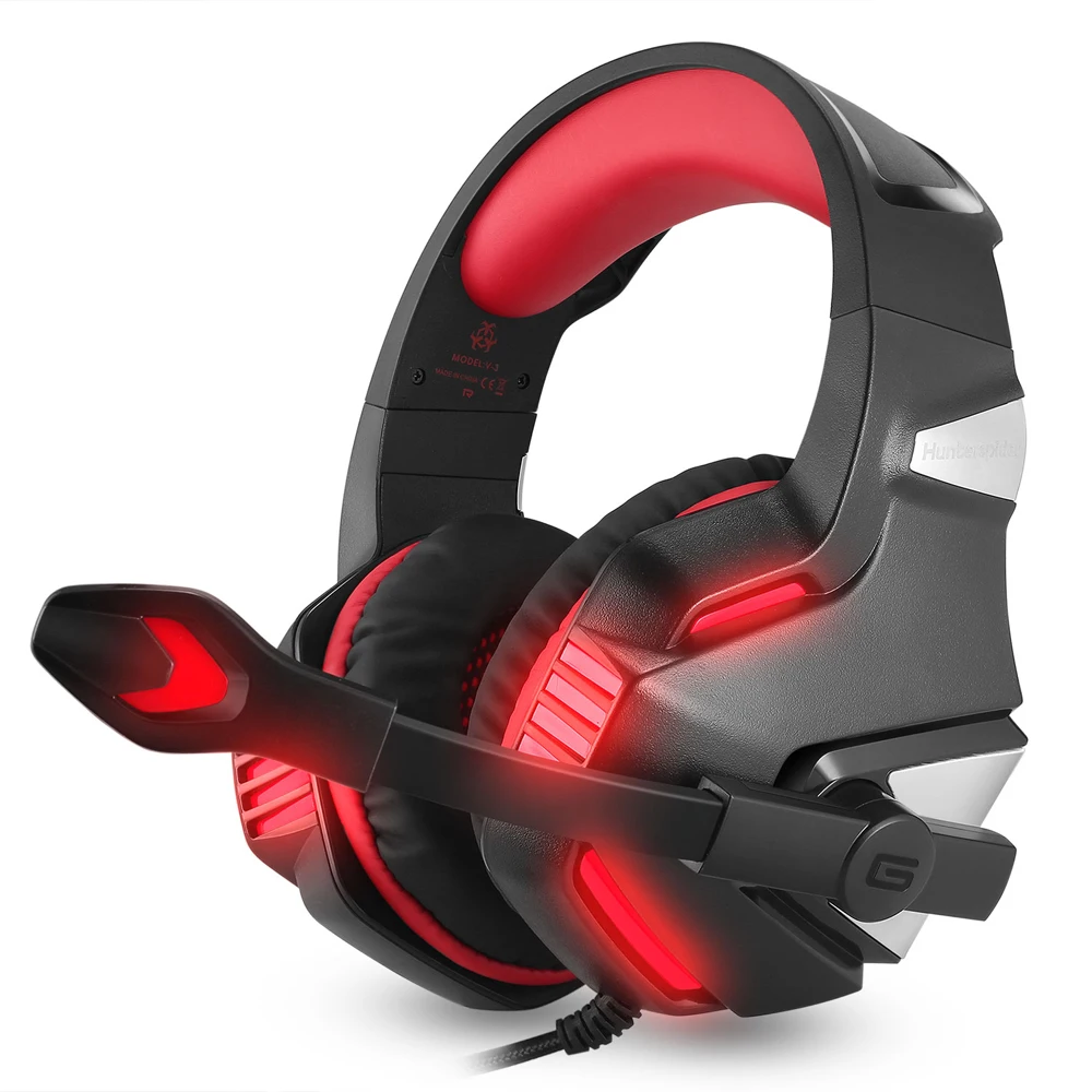 Hunterspider V 3 3.5mm Gaming Headsets Super Bass Gaming Headphones