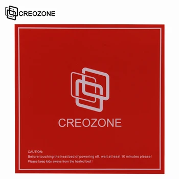 

CREOZONE 1pcs B4 214*214mm 3D Printer Heat Bed Sticker Heated Bed Paper Sticker Coordinate Printed Surface Build Sheet Red Color