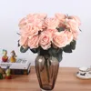 Artificielle soie 1 Bouquet français Rose Floral Bouquet fausse fleur organiser Table Daisy mariage fleurs décor fête accessoire Flores ► Photo 2/6