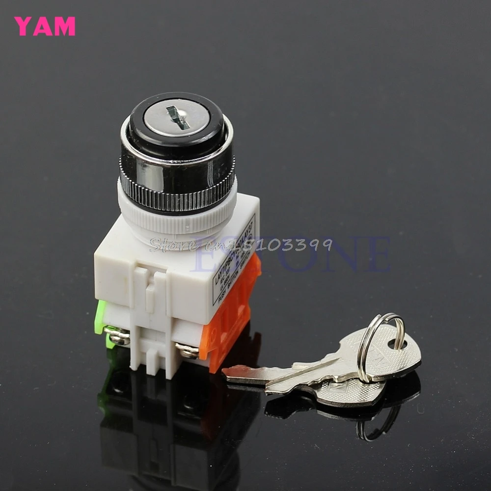 

LAY7-11Y/2 Key Switch Security Lock HeavyDuty Keyed Power Ignition G08 Drop ship