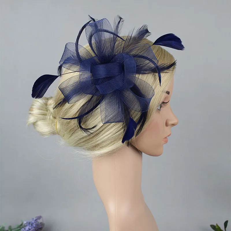 Фото Для женщин 1920 50 s Винтаж аксессуары для волос цветок сетки ленты-сетки украшение с