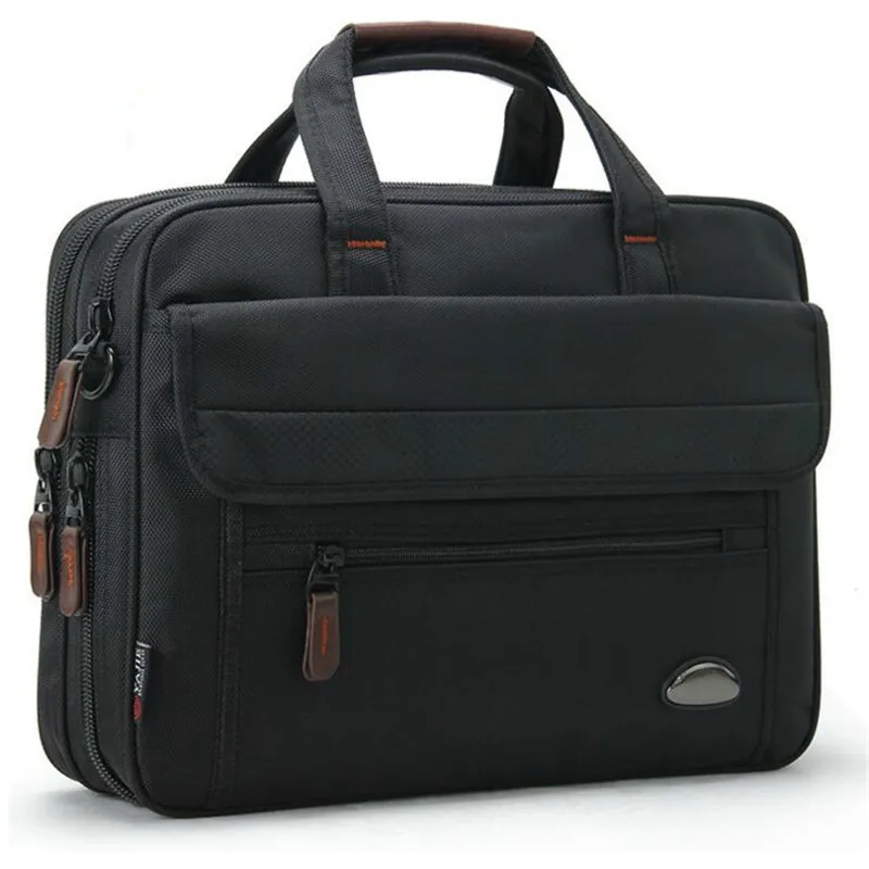 

New Casual Women 15.6 Inch Briefcase Men Laptop Bag Waterproof Good Oxford Cloth Travel Bag Portable Practical File Work Pocket