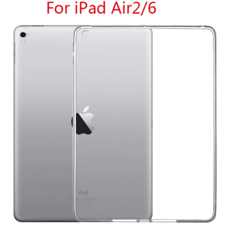 Чехол для iPad, чехол для планшета 6-го поколения для iPad 9,7, Роскошный прозрачный кремний чехол для iPad 9,7 - Цвет: for iPad Air 2