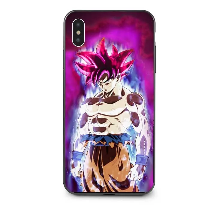 Горячая Dragon Ball Z Super DBZ Goku сайан вежета DBS мягкая задняя крышка чехол для iPhone 6 6S plus 7 8 plus X XS MAX XR 11 Pro Max - Цвет: TPU