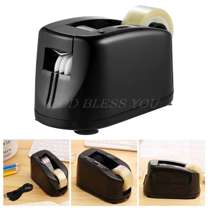

Portable Automatic Electric Tape Dispenser Adhesive Cutter Cutting Packaging Machine Heavy Duty