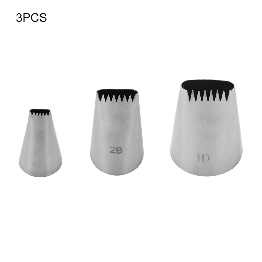 1/3PCS Cream Nozzles Cupcake Basket Weave Tips Icing Piping Nozzle Reusable Russian Pastry Tips Baking Mold Cake Decoration Tool - Цвет: 1 SET