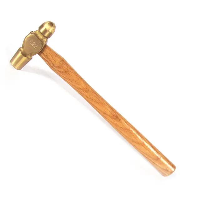 0.5 P Round Head Copper Hammer Wooden Handlein Hammer from Tools on Alibaba Group