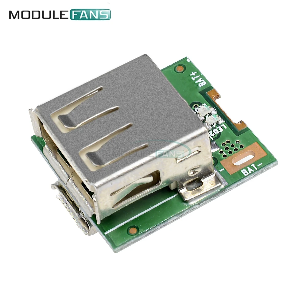 

2PCS 5V Step Up Power Supply Module Lithium Battery Charging Protection Board Boost Converter LED Display USB For DIY Charger