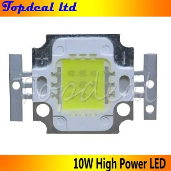 

10pcs/lot 10W High Power LED Emitter 1000Lm Warm White Color 3000-3500K DC9-11V 1050mA LED Light floodlight source