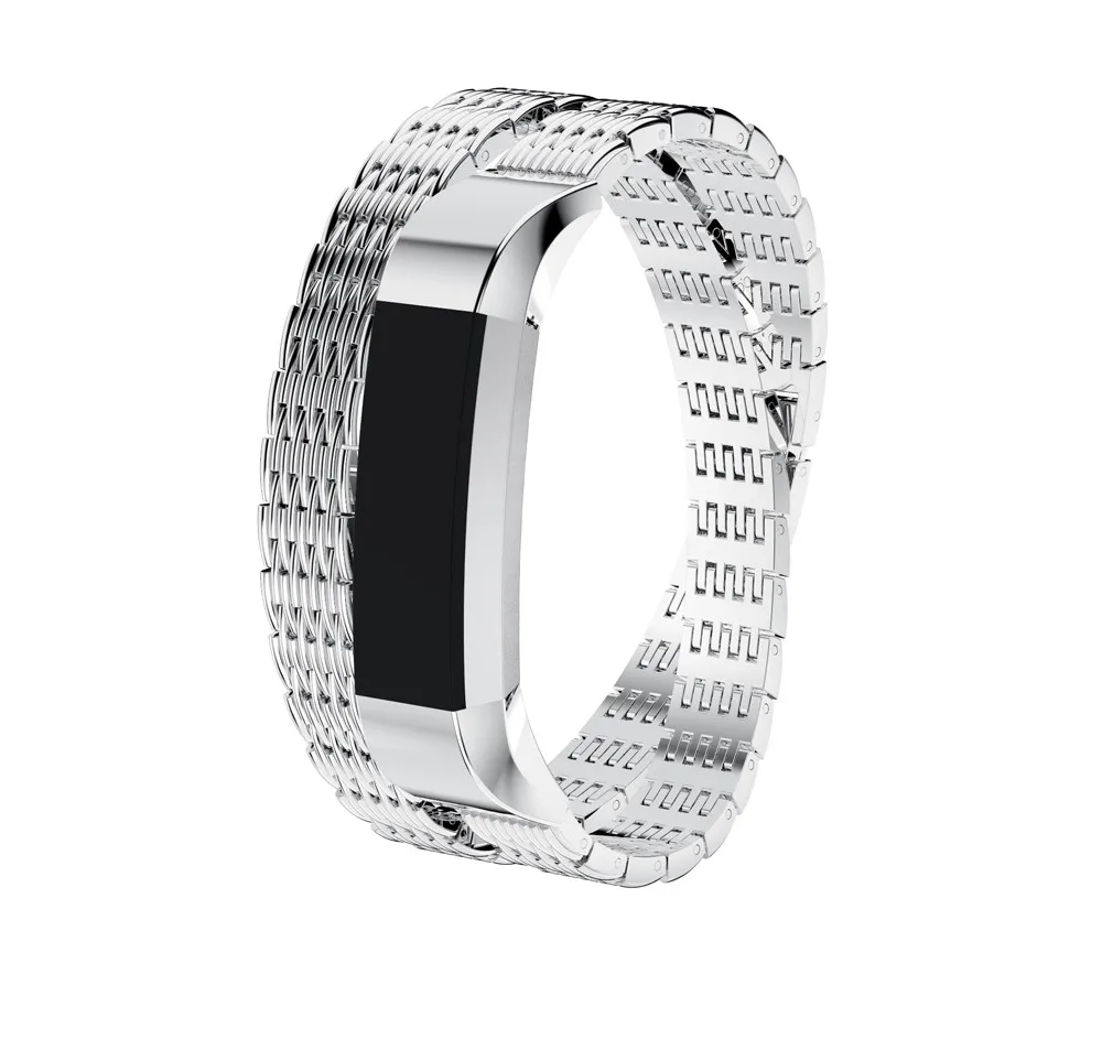 Ouhaobin ремешок для наручных часов из нержавеющей стали ремешок для наручных часов 135-235 мм Для Fitbit Alta HR/Fitbit часы Alta 1014#2