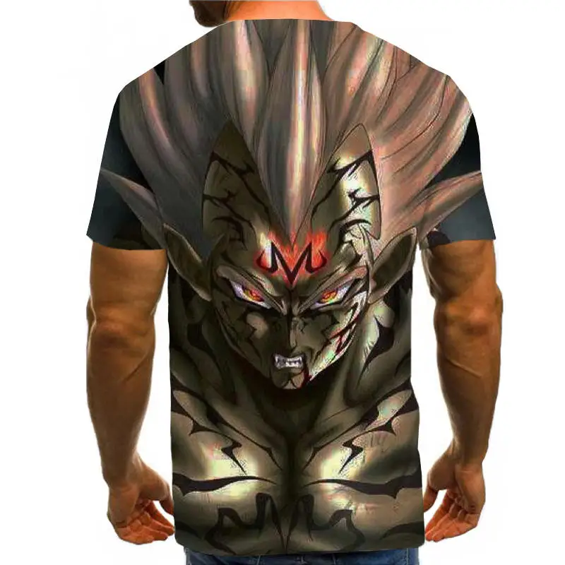 Dragon Ball Z Ultra Instinct God Son Goku Super Saiyan Men Tshirt 3D Printed Summer O-Neck Daily Casual Funny T shirt Plus Size