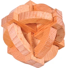 Классические головоломки из бука и дерева для взрослых детей