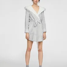 DAS, новинка, теплый женский халат для зимы, халат для собаки, махровый халат, женский/женский халат, одежда для сна