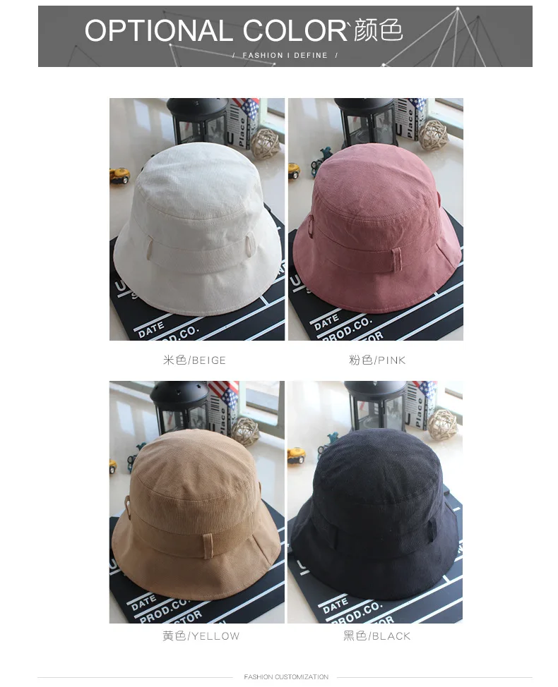 Одноцветная Панама, шляпа-Панама, женская и Мужская вельвет Рыбацкая шляпа, топ на плоской подошве, летняя спортивная Солнцезащитная шляпа, хип-хоп кепка