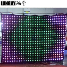 2 м* 3 м светодиодный Шторы P10 свадебное оформление сцены светодиодный свет этап DJ Booth дешевые DJ оборудование