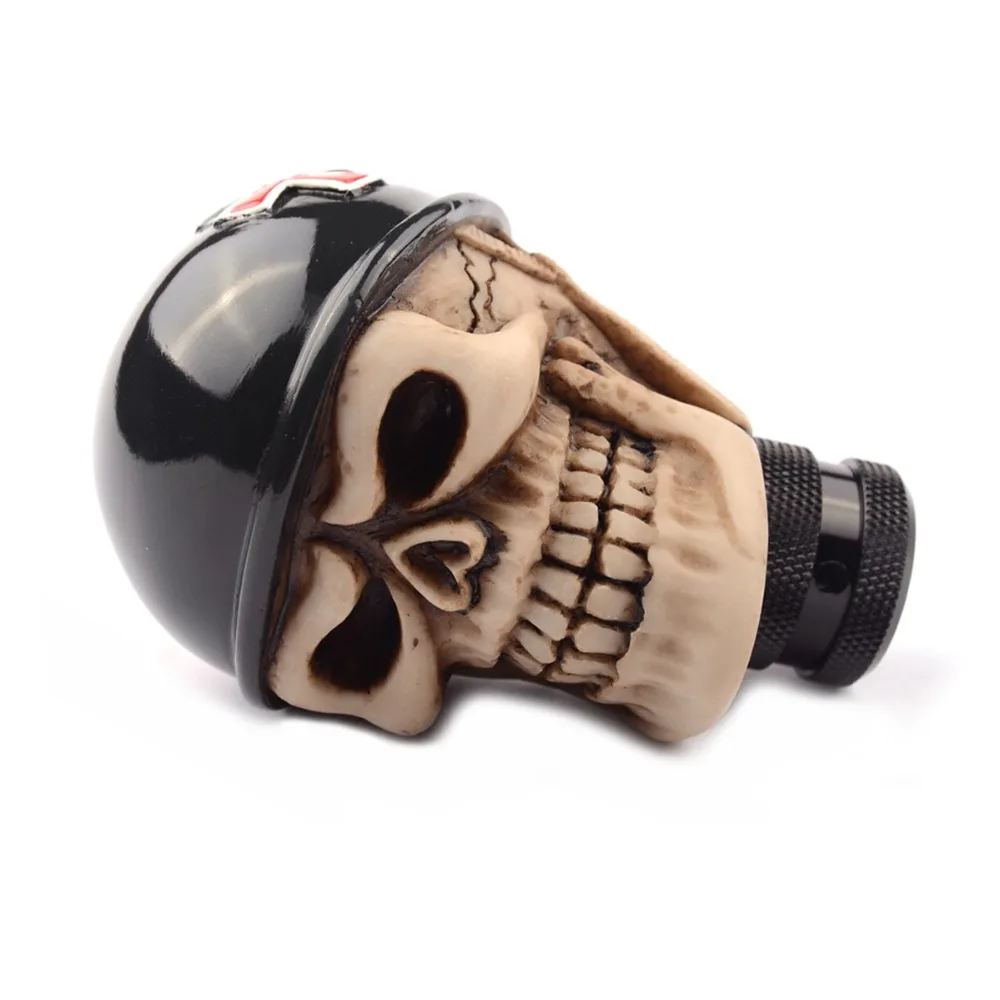 Negro pirata cráneo automática Manual De cambio De engranaje De perillas estilo De coche Kia Manual para Nissan Palanca Universal Palanca De Cambios Negro pirata cráneo automática Manual De cambio De engranaje De perillas estilo De coche Kia Manual para Nissan Palanca Universal Palanca De Cambios