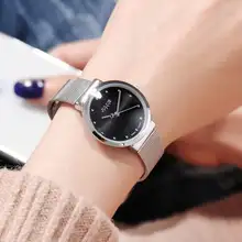 Hot new women genuine leather strap wrist watches womens Original fashion casual quartz watch Top brand Julius 455 wristwatch