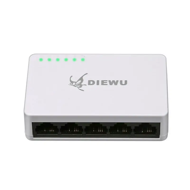 100 Мбит/с 5 портов portas Mini Fast Ethernet LAN RJ45 сетевой коммутатор Switcher Hub Настольный ПК US/EU адаптер