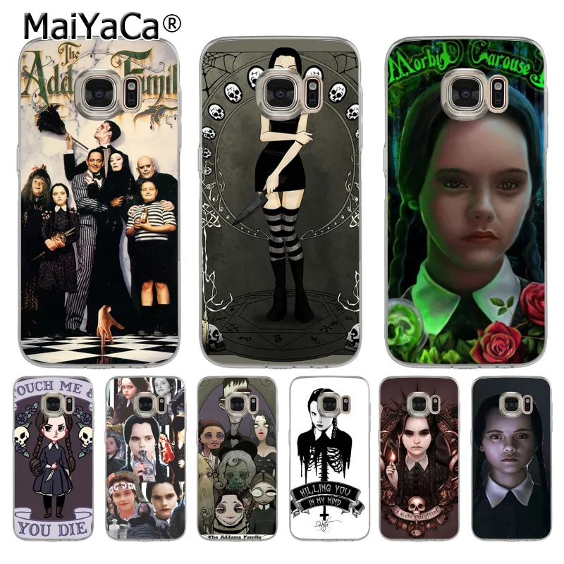 

MaiYaCa Wednesday Addams Family Top Detailed Popular Phone case for samsung galaxy s8 s7 edge s6 edge plus s5 s9 case