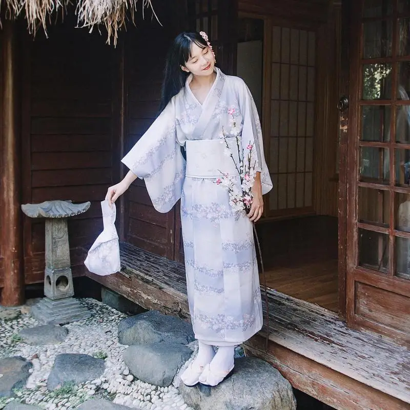 Высокое качество Cospaly платье модное официальное японское Национальное женское кимоно традиционное юката с Obi винтажное Гейша вечернее платье - Цвет: Formal